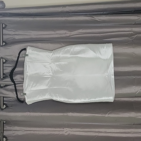 ASOS White Metallic Dress - Picture 3 of 4